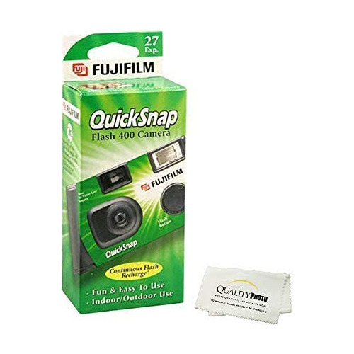 Fujifilm Quicksnap Flash 400 - Cámara Desechable, 35mm, Pa.