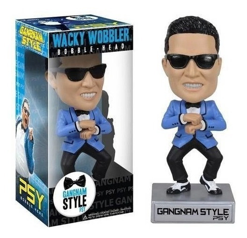 Boneco Funko Gangnam Style Booble Head Wacky Wobbler Psy