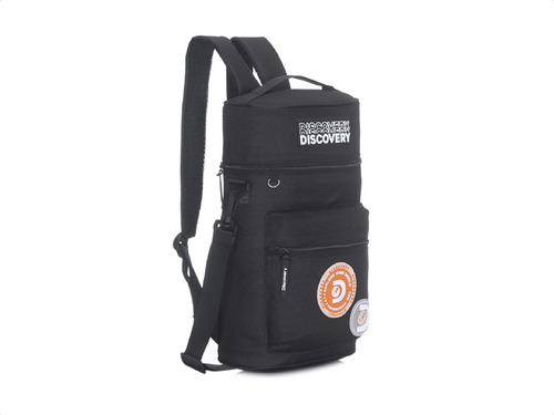 Bolso Mochila Matera Azul Negra Hombre Mujer 2 En 1  Mates