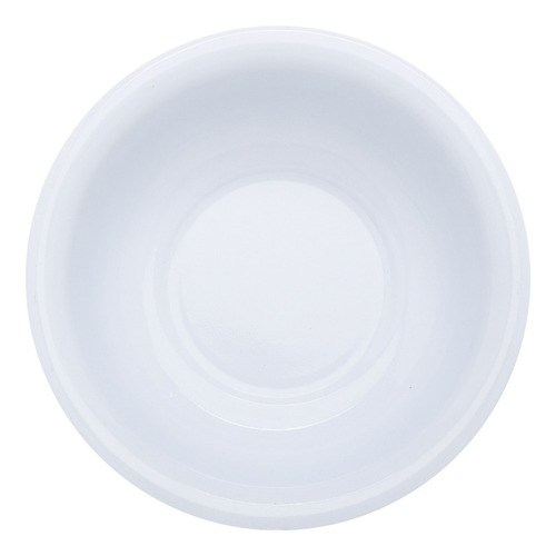 Bacia Aluminio Hw Bacia de Alumínio Branca Para Multiuso, Decoração, Descansar Massa, Lavabo, Pia, Cerimônia Religiosa, Separar Alimentos, Servir Porções e Hamburguer branco 1.2 L pacote x 5 u