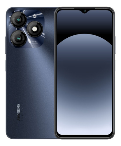 Celular Itel A70 Dual Sim 256 Gb Rom 4 Gb Ram Negro Inteligente Dynamic Bar 13 Mp+ 8 Mp Al Cámara Hdr Con Batería De 5000mah