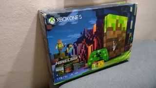 Caja Vacía Consola Xbox One S Edición Limitada Minecraft