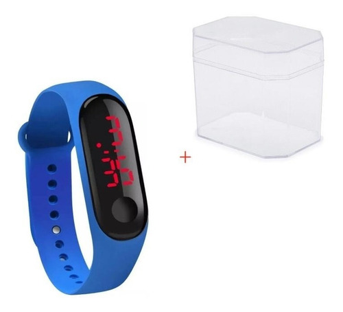 Relógio Esportivo Bracelete Digital Led Unissex +caixa