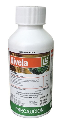 100ml Glifosato Control Malezas, Hierba Nivela 