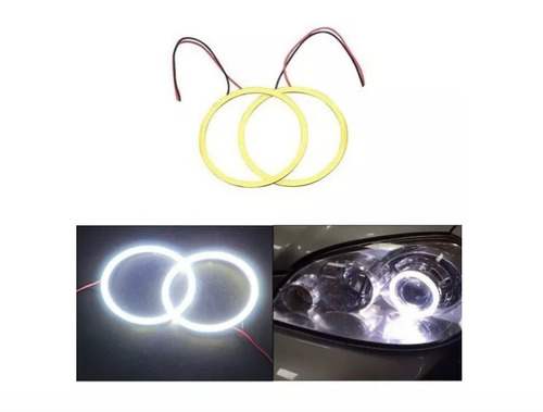 Ojo De Angel 2 Pcs - Luz Led Para Optica Del Auto 12 Cm