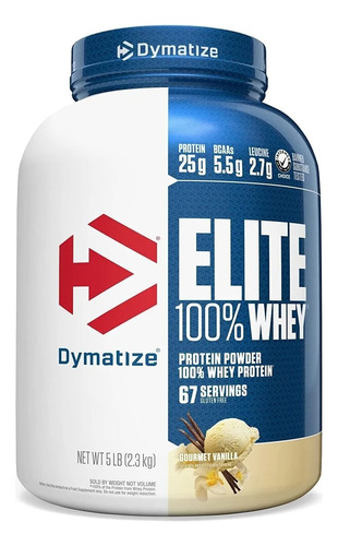 Elite Whey Protein - 5lb - Dymatize - Invima