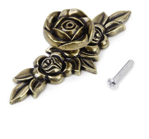 Imagen 3 de 10 de 11 Perillas Decorativas Para Tirador De Cajón De Bronce