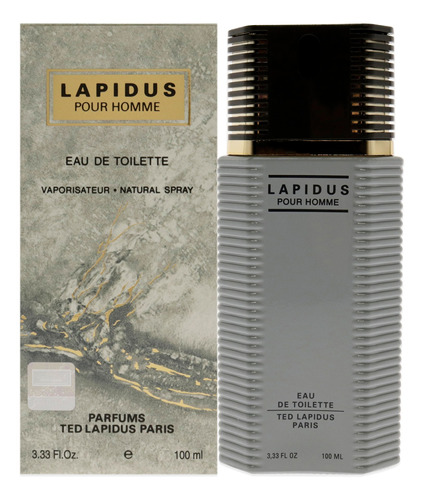 Lapidus De Ted Lapidus Para Hombre, Spray Edt De 3.3 Onzas