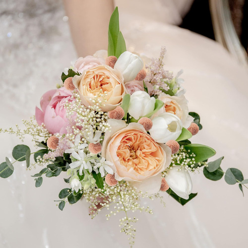 Uieke 20 Piezas De Flores Secas De Craspedia, Bolas De Botón