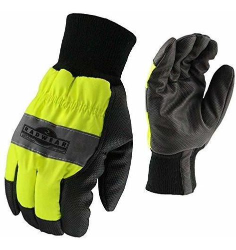 Guantes Térmicos De Alta Visibilidad Rwg800 Radwear Silver.