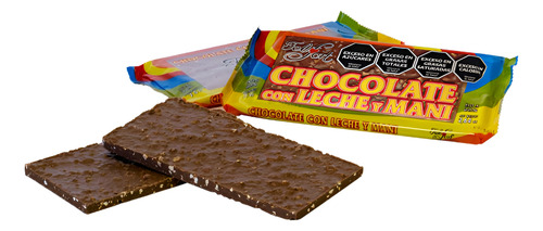 Chocolate Con Leche Y Mani 75gr Felfort Caja X 10un
