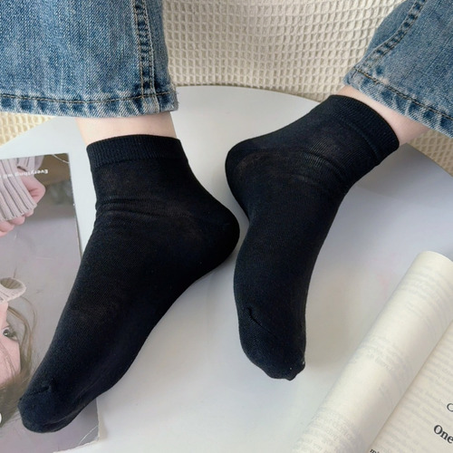 10 Pares De Calcetines Suaves A Media Pantorrilla Para Mujer