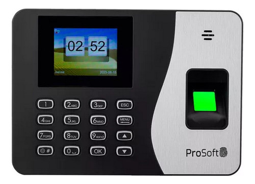 Reloj Control Horario Biometrico Huella Usb Prosoft
