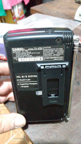 Tv Color Casio Modelo 475 Lcd Analógica Antiga