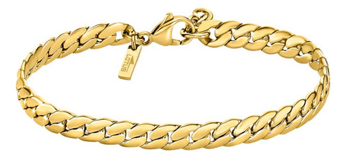 Pulsera Lotus Style Hombre Caballero Oro Cadena Espiga