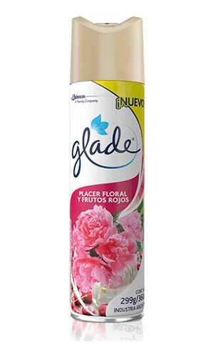 Glade Aerosol Placer Floral Y Frutos Rojos Regular 360 Ml