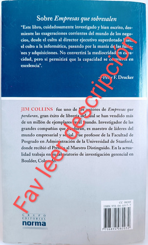 Empresas Que Sobresalen Jim Collins