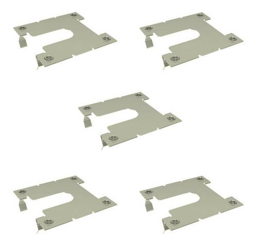 Imagen 1 de 4 de Clip Para Tierra Earthing Clip Panel Solar 5 Pzas
