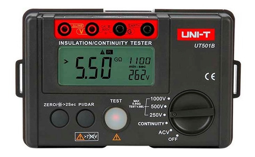 Megómetro Digital Uni-t Ut-501b 1000v