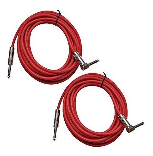 Audio Sismico Sagc20r-red-2pack Red 20 Pies Angulo Recto A