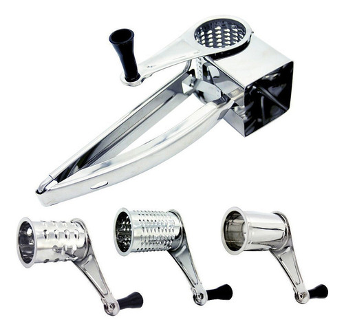 Quesera Giratoria Multiusos De Acero Inoxidable Z New S 1582