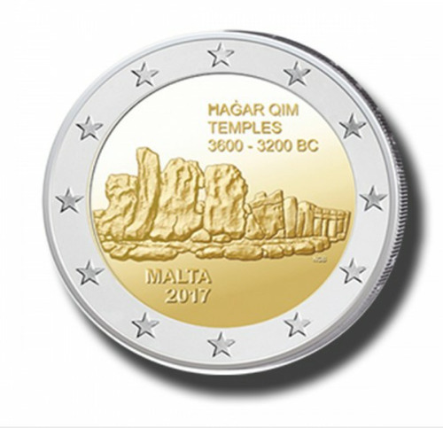 Moneda De 2 Euros De Malta Año 2017  Sin Circular