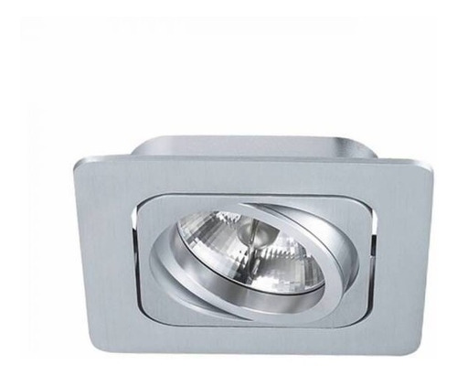 Imagem 1 de 2 de Luminaria Spot De Embutir Aluminio Quadrado Ar70