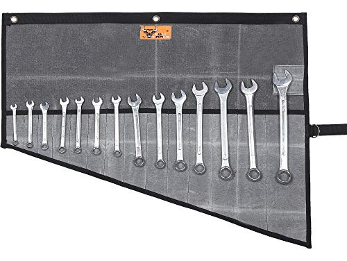 Bull Tools Estuche Enrollable Para Llaves, 14 Bolsillos, Jue