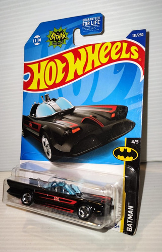 Hot Wheels Tv Series Batmobile 4/5 Negro