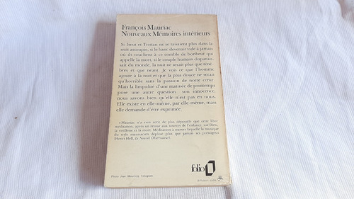 Nouveaux Memoires Interieurs Francois Mauriac Folio (Usado)