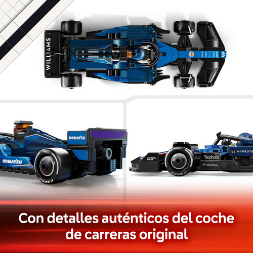 Lego® Speed Champions Auto De Carreras Williams Racing Fw46 F1® 77249; Kit De Vehículo Armable