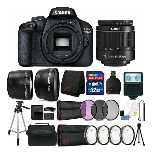 Canon Eos 4000d Rebel T100 18mp Digital Slr Camera