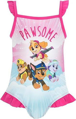 Paw Patrol Traje Baño Para Niñas