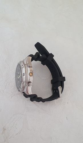 Citizen Aqualand Jp1060 Fundo Azul Usado Preto Prateado Azul