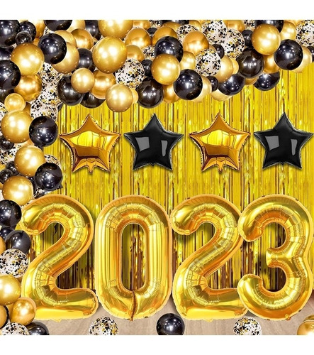 Decoracion Arco Organico Año Nuevo Happy New Year 2023