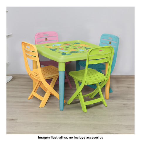 Mesa Infantil Bambino Pagable Para Dibujar Comer Jugar