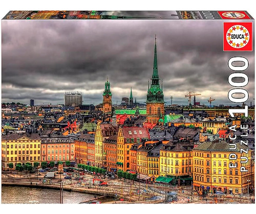 Puzzle Educa 1000pcs Views Of Stockholm Sweden 17664