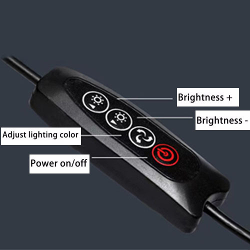 Lámpara Lupa Articulada Para Encimera/garra, Luz Led Profesi
