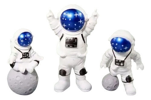 3 Decoraciones De Escritorio Regalo De Estatua De Astronauta