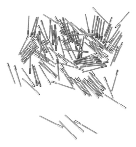 100x Vástago De Extensión Metálico Para Reparar Relojes
