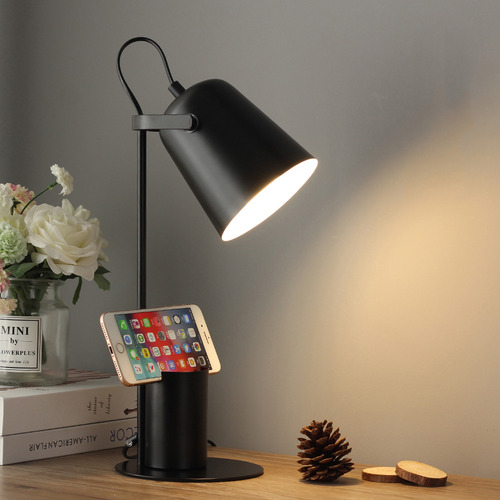 Lámpara Led Con Portalápices Para Lectura Nocturna