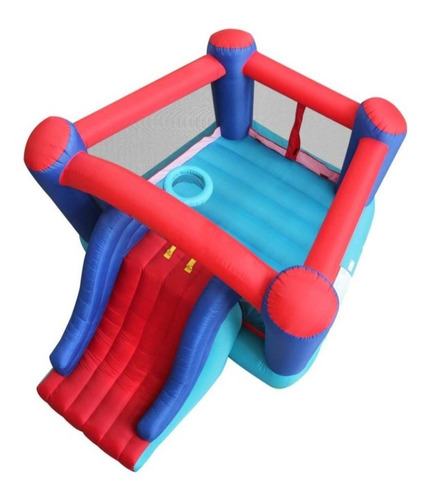 Trampolin Brincolin Inflable Castillo Y Resbaladilla.