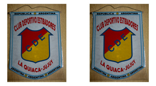 Banderin Chico 13cm Club Estibadores La Quiaca Jujuy