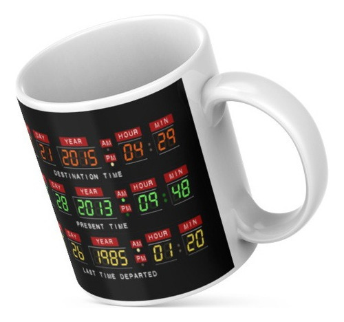 Taza Ceramica Volver Al Futuro Calidad Importada Estampada