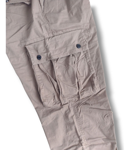 Pantalón Cargo Jogger Gabardina Importado Irun Hombre