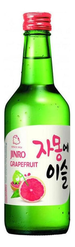 Bebida Coreana Soju Chum Churum Sabor Toranja Jinro 360ml