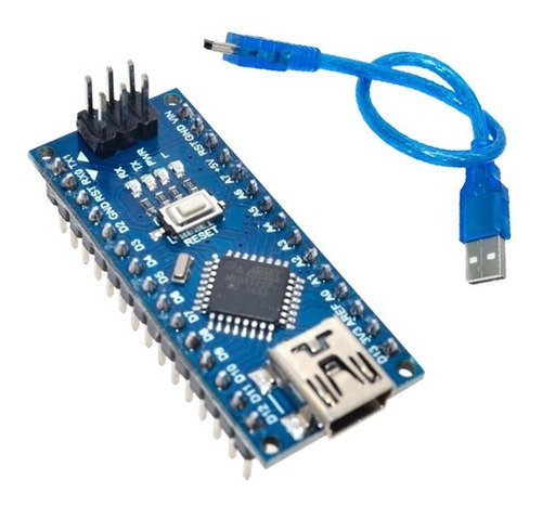 Kit 2pcs Arduino Nano V3 Atmega328 5v + Cable Usb