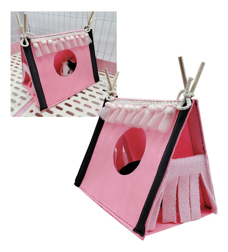 Hamster Hideout Tent, Conejo, Rata, TĂșnel, Casa, Animal Pequ