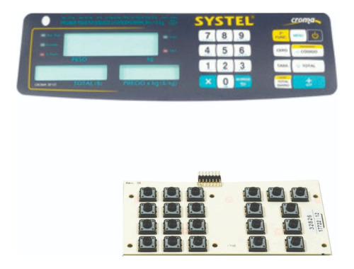 Mascara Panel Mas Teclado Systel Croma