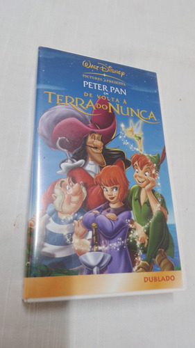 Vhs Peter Pan Em De Volta À Terra Do... - Dublado ( 21720 ) (Usado)